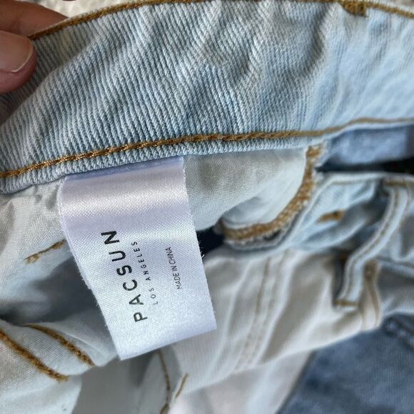 PacSun Eco Hopper Patch Mom Jeans size 24 - Picture 7 of 8